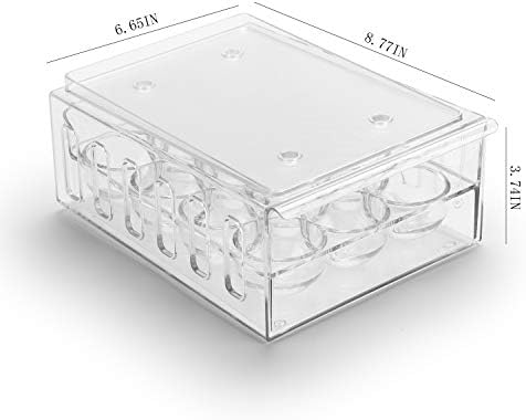 Ettori Egg Holder for Refrigerator Drawer Type Egg Container for Refrigerator BPA Free Fridge Organizer-12 Egg Storage,Stackable - Image 3