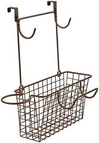 Spectrum Diversified Basket Grid Wide Hair Styling Station, Over The Cabinet Door, Bronze by Unknown