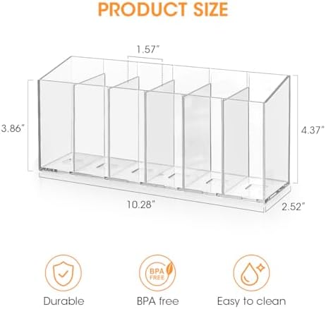 Aieve 2 Pack Drink Packet Organizer, Water Drink Packet Holder with Removable Dividers for Pantry Organizers and Storage, Water Flavor Powder Mix Holder for Kitchen Storage Organization - Image 5