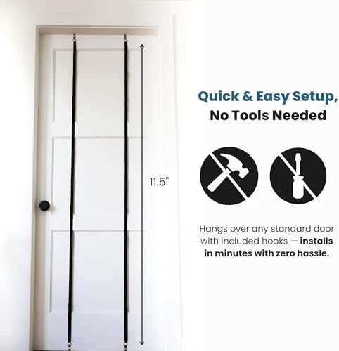 Jokari Over the Door Cap Rack Organizer 2 Pack Holds Up to 32 Baseball Hats - Image 5
