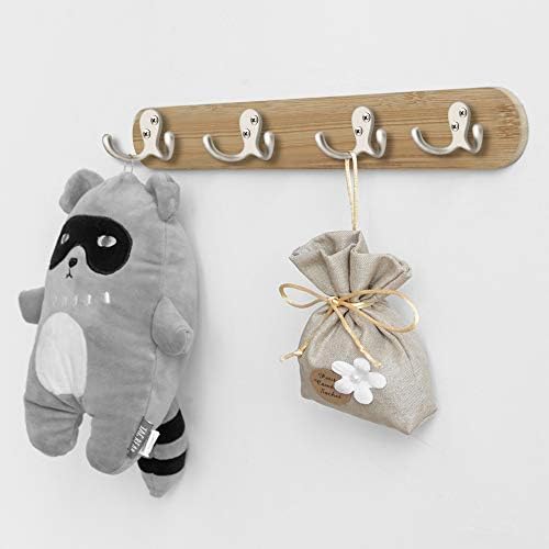 IBosins 28 Pack Heavy Double Prong Coat Hooks Wall Mounted with 56 Screws - Image 3