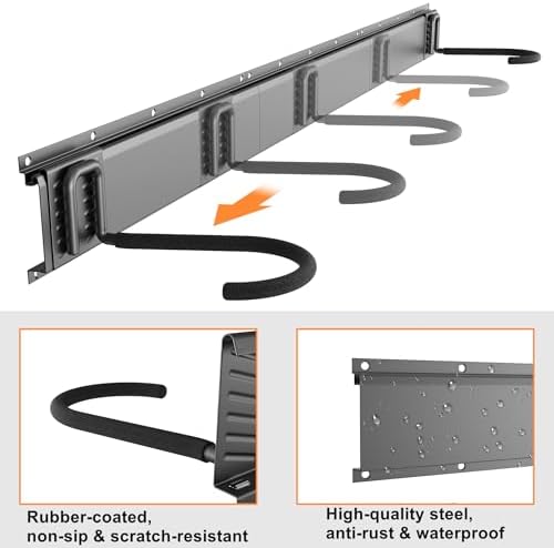 TORACK Wall Mounted Bike Storage Rack, Vertical Bikes Storage for Garage - Image 4