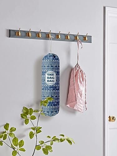 Rustic Grocery Bag Holder & Organizer - Wall Mount Plastic Bag Storage Dispenser - Kitchen Gift for Women, Family & Friends (B-8) - Image 5