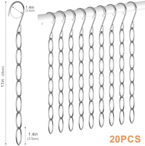 NiHome Space Saving Hangers 20-Pack, Metal Closet Organizer with Safety Cap - Image 7