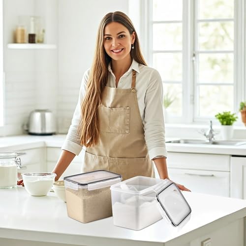 Sorbus Air Tight Pantry Storage Containers, with Lids (6 Pack) - Image 7