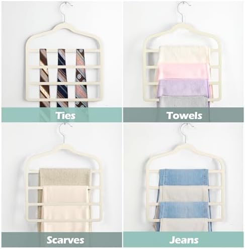 Velvet Pant Clothes Hanger Space Saving Non Slip Hanger Jean Slack Hangers - Image 5