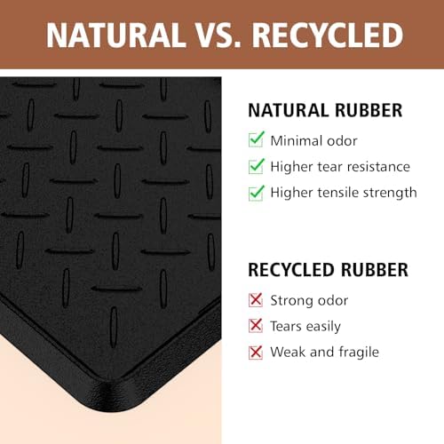 Heavy Duty Boot Trays Natural Rubber Shoe Mat Tray for Entryway with Shoes Brush Large Boot mat Tray Multi-Purpose for Indoor or Outdoor - Image 5