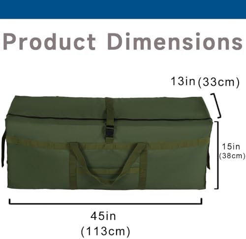 Arxus Large Duffel Bag, Waterproof Carry on Weekend Overnight Storage Bag over Luggage for Airline, Travel, Camping, Moving - Image 5
