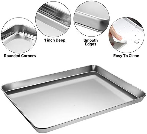 M MCIRCO Baking Sheet with Cooling Rack, Baking Mat Set, Set of 6 - Image 3
