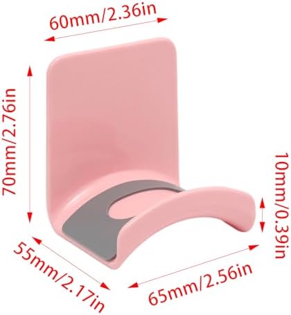 Pink Headphone Stand Hanger, Table Wall Mount Headset Holder Hook - Image 2