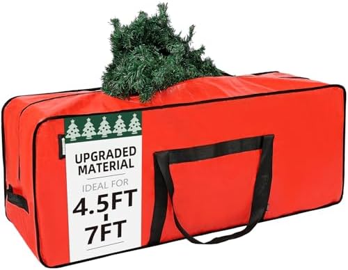 HOMEST Christmas Tree Storage Bag, Fits for 4.5-7 ft Xmas Artificials by HOMEST