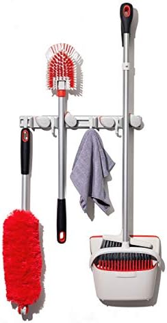 OXO Good Grips Wall-Mounted Mop and Broom Organizer by Unknown