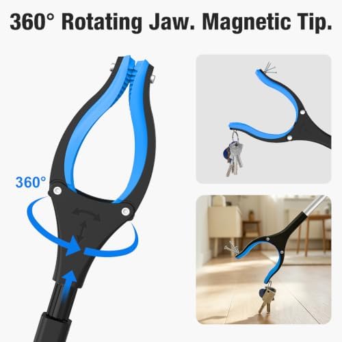 Heavy Duty Long Grabber Reacher Tool 43 Inch One Piece 2 Pack - Image 6