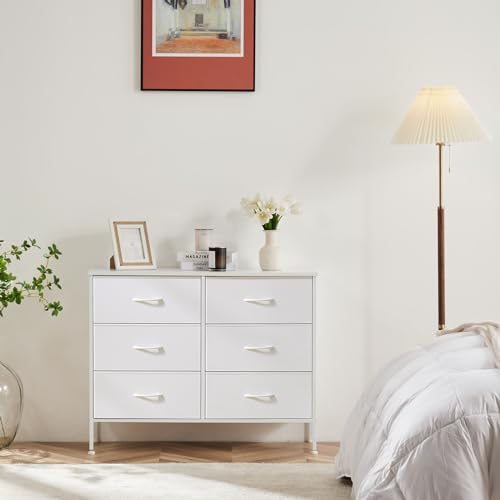 Sweetcrispy Dresser for Bedroom with 6 Drawers, Storage Tower Organizer - Image 2