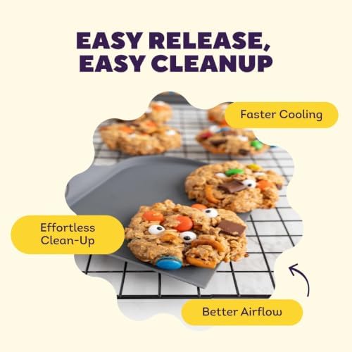 Wilton Gold Non-Stick Cooling Grid, Made Without PFAS, 16 x 10 in. - Image 5