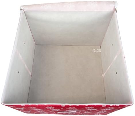 DII Christmas Ornament Storage Box with Dividers, Holds 75, 16x16x13 - Image 5