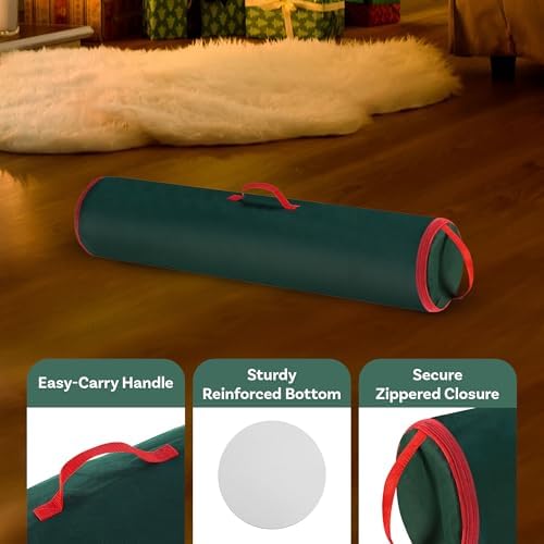 Elf Stor Wrapping Paper Storage Bag, Green, 40” x 9” - Image 3