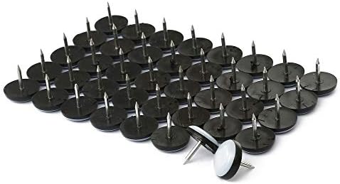 Furniture Glides Sliders-Furnigear PTFE (Teflon) Chair Leg Movers Sliders for Carpet Surface - Move Your Furniture Easy & Safely - Best Floor Protector (3/4" Nail, 40pack, not for Wood Floors) - Image 4