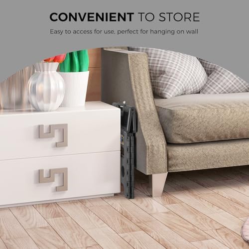 ACKO 13" Folding Step Stool, Non-Slip Surface for Adults & Kids, Dot Gray - Image 6