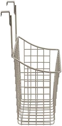 Spectrum Hanging Baskets for Organizing(Small,Industrial Gray) Grid Over the Cabinet Wire Basket for Kitchen/Bathroom Door Hanging Storage Organizer- Cleaning Supplies,Washcloths,Towels(Pack of 6) - Image 5