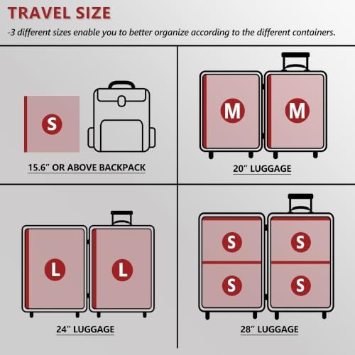 Travel Vacuum Bags for Clothing with Cordless Pump 18 Combo, Clear - Image 4