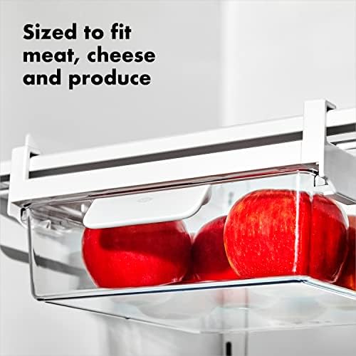 OXO Good Grips Fridge Undershelf Drawer 10 in - for Deli Meat, Cheese, Produce and More - Image 3