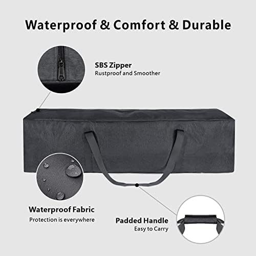 TOPDesign 1-Pack Long Storage Duffle Bag – 46" x 12.5" x 12.5", 30Gal - Image 3