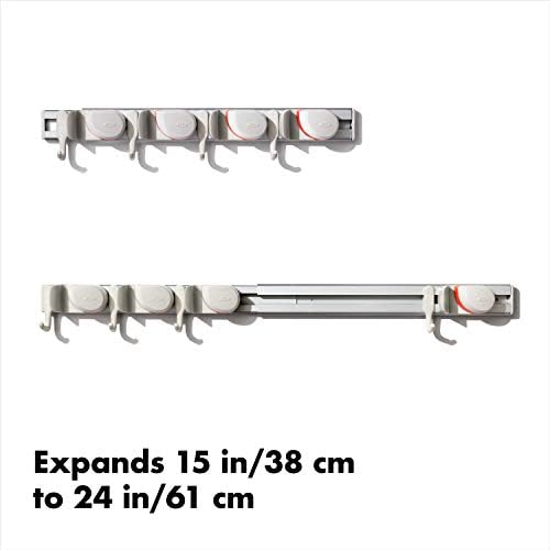 OXO Good Grips Wall-Mounted Mop and Broom Organizer - Image 5