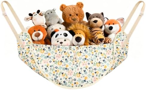 CERETIA Stuffed Animal Organizer, Toy Hammock Plush Holder Storage, Leaf by CERETIA