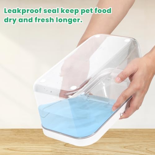 TBMax Pet Dog Cat Food Storage Container 6 Lbs with Airtight Flip-up Lid - Image 7