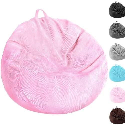 Stuffed Animal Storage Bean Bag Chair Cover (No Filler) Washable by Unknown