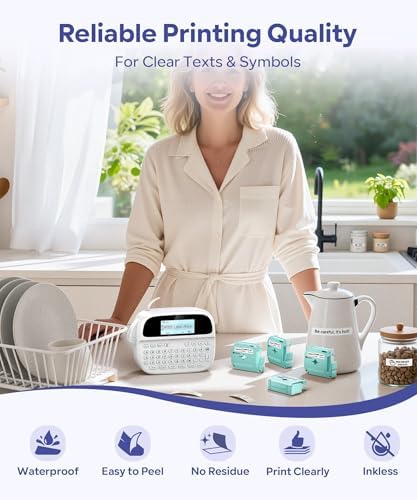 M950 Label Maker Machine with Tapes, Label Maker Waterproof-Labels - Image 2