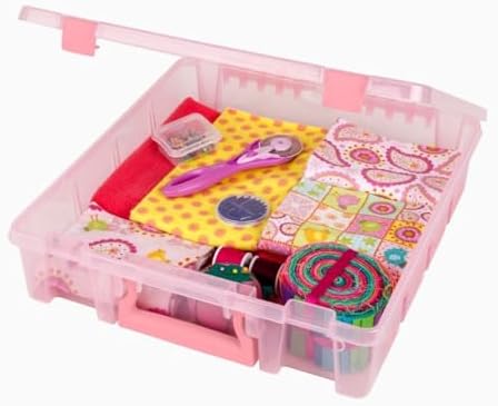 ArtBin Super Satchel 1-Compartment Craft Storage Box, Aqua - Image 2