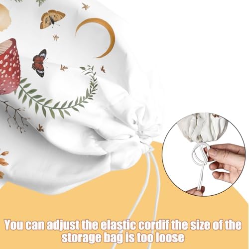 2 Pcs Mushroom Plastic Bag Holder, Wall Mount Grocery Bag Holder - Image 4