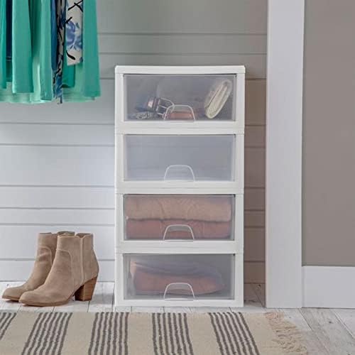 Sterilite Stacking Drawer Storage Organizer for Clothes, 16 Quart, 12-Pack - Image 5