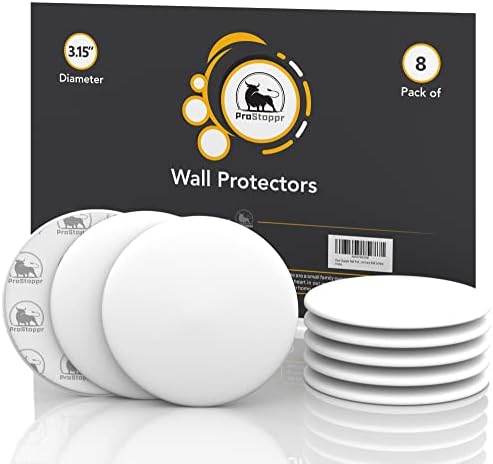 ProStoppr® Door Stoppers - Large 3.15" (8 Pack) - Strong Adhesive Backing by ProStoppr