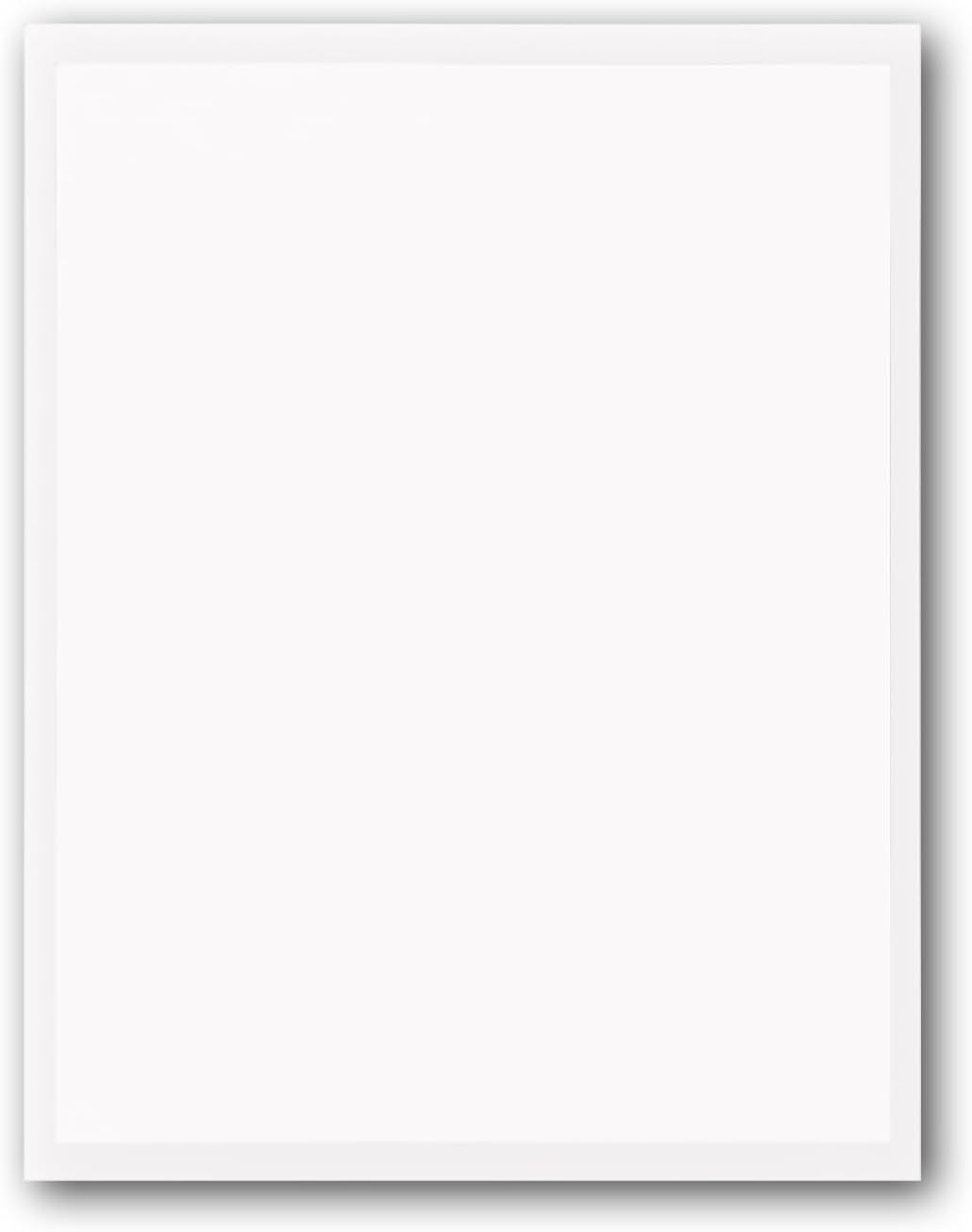 Interior Car Window Stickers for Cars & Dealerships - Blank White | 8.5" x 11" | (250 Pack of Stickers) (Adhesive) (Laser Printer)