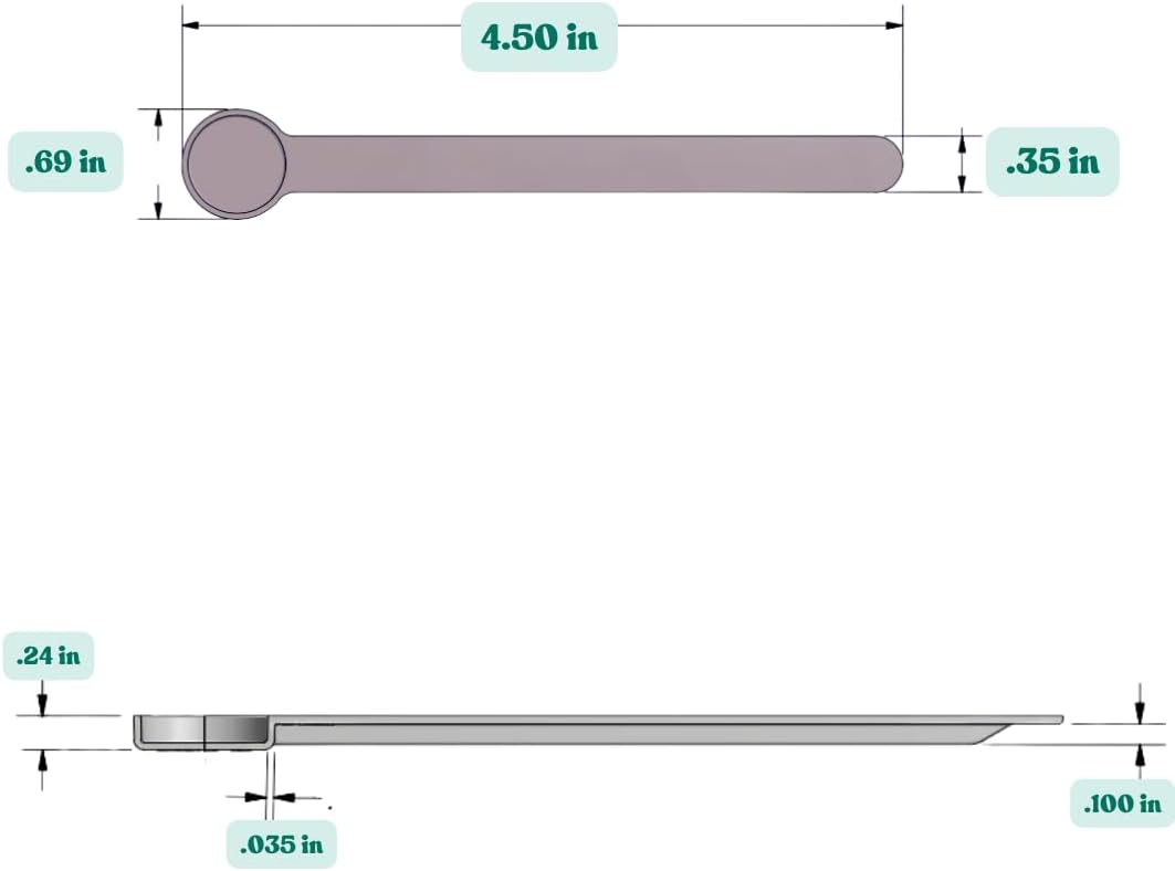 1 mL (1 CC) Long Handle Scoop for Measuring Coffee, Pet Food, Grains, Protein, Spices and Other Dry Goods (Pack of 1)