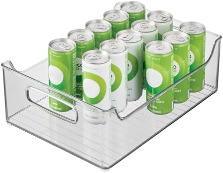 iDesign Stackable Storage Bin with Handles, Clear by iDesign