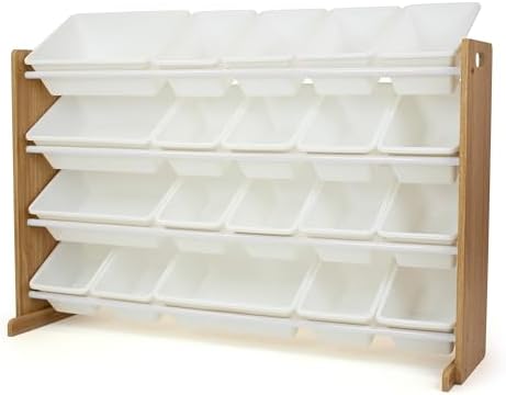 Humble Crew Kids Toy Organizer with 20 Bins, 4 Tier Storage for Playroom by HumbleCrew