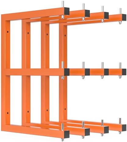 4 Pack Lumber Storage Rack, 6-Level Lumber Rack Wall-Mounted, 1320 lb by Acools