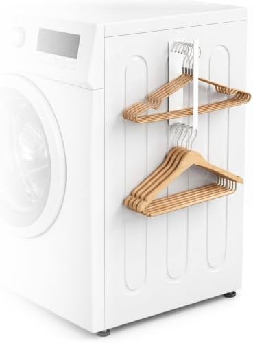 Magnetic Hanger Organizer for Washing Machine & Closet Laundry Room, Hanger Storage Rack Stacker by Unknown