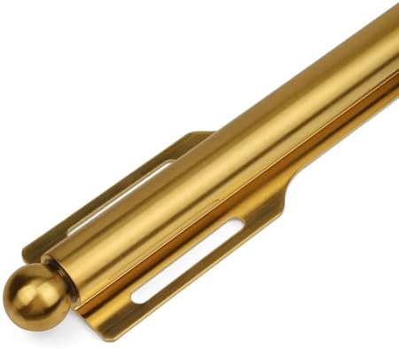 12" Valet Rod for Closet Pull Out (1 Pack, Brushed Gold) - Image 3