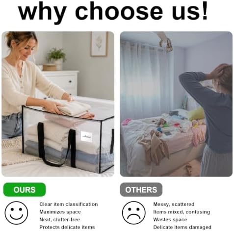 Extra Heavy Duty Large Moving Bags with Zippers and Reinforced Handles - Image 2