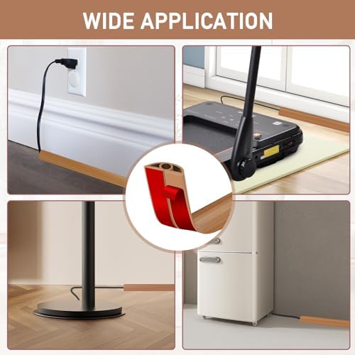 LSGCQ Floor Cord Cover Self Adhesive Cord Hider Floor Cable Management - Image 6