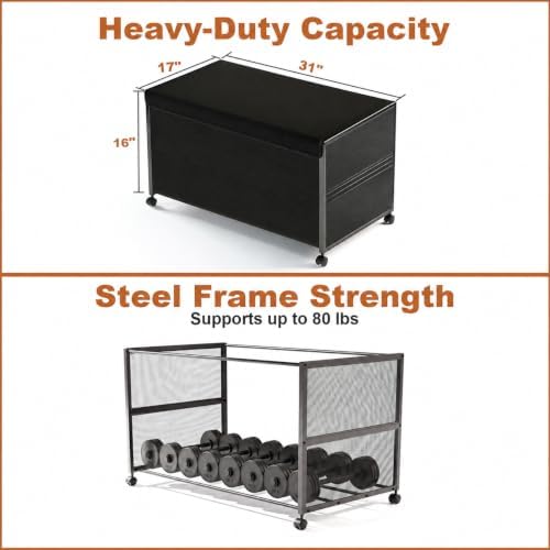 Fokyfok 2Pack Under Bed Storage Containers,16 inch Height,31 inch Long - Image 3