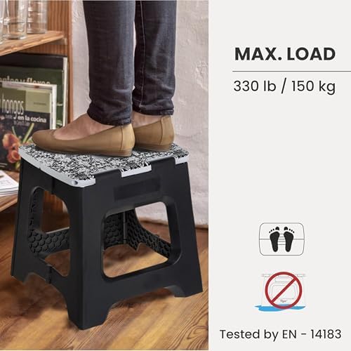 Vigar Compact Foldable Step Stool for Adults up to 330 lb, Rococco - Image 5