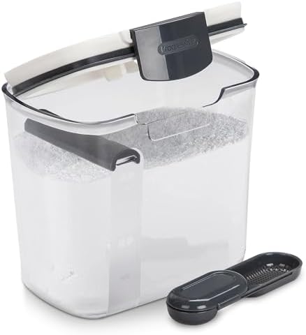 ProKeeper Powdered Sugar Storage Container, Airtight Seal, 1-Quart Capacity by ProgressiveInternational