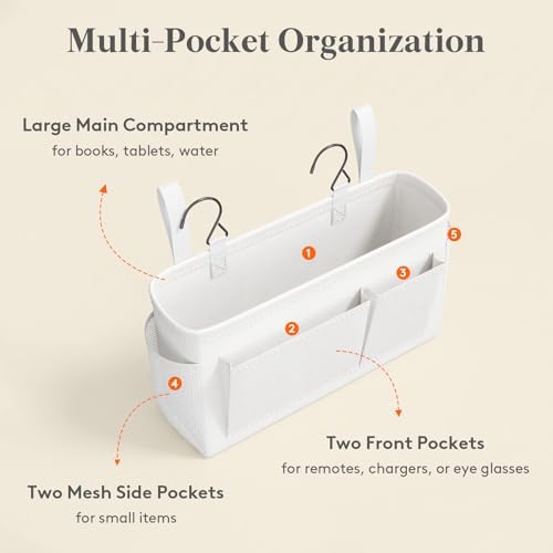 Lifewit Bedside Caddy Storage Organizer, Hanging Storage Bag for Bunk Bed - Image 5