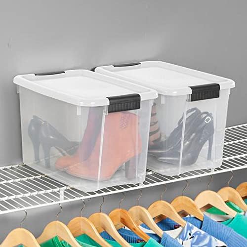 Sterilite Ultra Latch Box with Lids for Home and Office, 30 Quart, 6-Pack - Image 4
